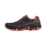 Mammut Sertig II Low Men | Wanderschuhe für Herren, Outdoor Sportschuhe, Leichte Bergschuhe, Schuhe für Hiking & Trekking, Freizeitschuhe für Sport | Black-Vibrant Orange, 9