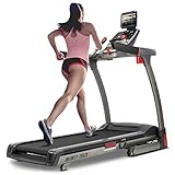 CAPITAL SPORTS Infinity Track 4,0 Laufband - 5,5 PS Treadmill mit integrierten Lautsprechern & AUX-IN, Laufbahn mit Pulssensor, 36 Programme, klappbar, Bodenrollen, grau