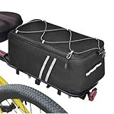 Yumneo Fahrrad-Satteltasche, Keil-Untersitztasche für Fahrräder, 8 l Fassungsvermögen, wasserdicht, mit reflektierenden Streifen, für Mountainbikes, Rennräder