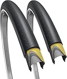 Fincci Fahrradreifen 28 Zoll - Paar Rennrad FaltReifen 700x28c mit 1 mm Pannenschutz, 60 TPI, Slick Unplattbar Fahrradmantel 28 Zoll für Rennrad, Stadtfahren Tourenrad Race, eBike, 2er Komplett 28-622