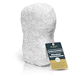 Aurum-Performance® Premium Autoschwamm aus saugfähiger Mikrofaser - Profi Auto Waschschwamm zur Autoreinigung und Autoaufbereitung (weiß, 24x14x7cm)