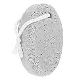 VICASKY Natürlicher Bimsstein Fußpflege Ovaler Pumice Stone Peeling Hornhautentferner Ergonomisch Geformt Für Weiche Glatte Füße Effektive Hornhaut Reduzierung Fußschrubber