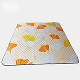 Picknickmatte Strandmatte Stranddecke Picknickdecke Ins Wind Picknickmatte Feuchtigkeitsfeste Matte Picknick Outdoormatte Tragbare Wasserdichte Picknickdecke Idyllisches Japanisches Netz Rot,Ginkgo [2