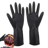 Handschuhe zum Färben von Haaren | Handschuhe zum Färben von Haaren, Handschuhe aus Latex, wasserdicht, rutschfest, für Frisur, Küche, Malerei, Arbeit, Auto, Labor, Grill