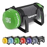 MSPORTS Power Bag Premium 5-30 kg Fitness Bag - Sandsack für Functional Fitness Gewichtssack (15 kg)
