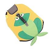 Haofy Hundeschwimmweste, Leichte Oxford-Schwimmweste für Hunde, Reflektierender Sicherheitsmantel für Sommerschwimmaktivitäten (Frosch M)