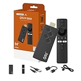 Smart TV-Stick, Android 13, kompatibel mit Chromecast, WiFi, HDMI, H.264, HEVC H.265, Bluetooth, Netflix, Youtube, Prime Video, mit Sprachfernbedienung, bis zu 4K (2 + 16 GB + Sprachsteuerung)