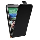 Eximmobile Flipcase Handytasche Etui Tasche für HTC Desire 320 Schwarz