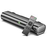 ULTIMEA Soundbar PC, 50W/105dB Mini Soundbar für TV Geräte, 16 Zoll Bluetooth Lautsprecher mit 3EQ/ DSP/Bluetooth 5.0, Tragbare Soundbar mit Optisch/AUX/USB