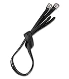 WALDHAUSEN Star Steigbügelriemen, 120 cm, schwarz