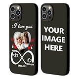Personalisierte Foto-Handyhülle, für iPhone 17, 16, 15, 14, 13, 12, 11 Pro Max Plus, Geschenk für Ihn, Mutter, Vater, Freunde, Weihnachten, Valentinstag, Geburtstag, mehrfarbig