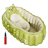 Aufblasbare Babywanne, Cartoon Aufblasbare Badewanne Für Babys, Klappbare Badezimmer Dusche Zubehör Für Kinder Zuhause Reise Camping Urlaub
