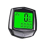 Benkeg Fahrrad-Tachometer, Fahrrad-Tachometer Fahrrad-Kilometerzähler mit LCD-Display Genauer Tachometer