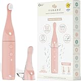 YUBABO – Elektrische Kinderzahnbürste mit Musik und Baby-Modus – 2 Schallmodi – 100 Tage Akkulaufzeit – 2-Minuten-Timer – 101 Aufkleber – Von Zahnärzten empfohlen – 1 bis 3 Jahre – Rosa