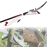 XUXIAO Professionelle Teleskop-Baumschere, Gartengerät, Baumschere mit Stange, mit Sägeblatt aus gehärtetem Stahl, zum Beschneiden von Ästen und Blättern 7.2M