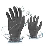 Vgo... 1 Paar Nahtlose Arbeitshandschuhe, Chemische Beständigkeit Wiederverwendbare Handschuhe, Wasserdicht, Rutschfest, für Chemische Industrie, Lebensmittel- und Fischverarbeitung(TP1147)