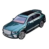 JHEONC Druckguss Simulation Modell 1:24 Für Bentayga SUV Legierung Luxy Auto Modell Simulation Metall Spielzeug Auto Rahmen Dekoration Hobby Ornament Display(Green)