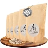 BÄCKERS® Kernstück Brotbackmischung, Körnerbrot ohne Mehl und Hefe, Ohne Zusatzstoffe, Ballaststoffreich, Vegan, Bekömmlich, 5 x 450g