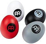 Meinl Percussion Egg Shaker Set - 4 verschiedene Lautstärken - Mit Weich, Medium, Laut, Extra Laut - Musikinstrument - Kunststoff, Mehrfarbig (ES-SET)