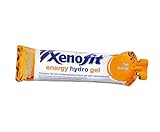 Xenofit Energy Hydro Gel - Typ Orange. Kohlenhydrat-Gel mit Vitamin C für den Energiestoffwechsel. Trink-Gel für Sportler. 21 Beutel zu je 60 ml.