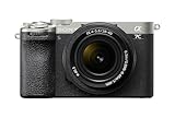 Sony Alpha 7C II Vollformat Systemkamera mit 28–60mm Objektiv – 33 MP, Echtzeit-Autofokus, 10 B/s, 4K Video, neigbarer Touchscreen, kompakt & leicht (Silber/schwarz)