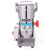 JFNHUTL 300G Getreidemühle mit Kaffeemaschine Getreidemühle Schwingmühle Hochgeschwindigkeitsmühle für Bohnensamen Nüsse Gewürze Kräuter Pfeffer Müsli Weizen