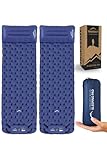 TREKKOUT Ultraleichte Isomatte mit Kissen | Kompakte aufblasbare Campingmatte mit integrierter Fußpumpe | Langlebige wasserdichte Luftmatratze für Camping, Wandern, Rucksackreisen und Reisen