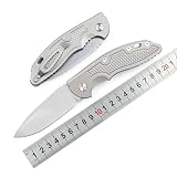 Klappmesser hochwertige tragbar Titan taschenmesser Premium aus stahl Outdoor edc messer survival Tanto multi jagdmesser scharfes einhandmesser klein/clip