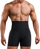 Gotoly Shapewear Herren Boxershorts Bauchweg Unterhose Hohe Taille Kompressionsshorts Figurformende Unterwäsche Unterhosen Männer Bauchkontrolle Body Shaper