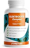 Elektrolyte-Tabletten 360x - 1990 mg Elektrolyte pro Tag - mit Magnesium, Calcium, Kalium, Natrium, Chlorid & Phosphor - laborgeprüft mit Zertifikat - 100% vegan - Vorrat für 120 Tage