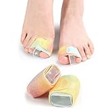 4 Stück Hammerzehen Korrektoren,Farbverlauf Hammerzehen Schienen Bandagen, Silikon Zehen Glätteisen Für Damen Herren, Hallux Valgus Bandage Von Hammerzehen, Krummen Zehen, überlappenden Zehen