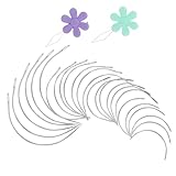 ULDIGI Einfädelnadel Mit Großem Öhr Große Nadeln Zum Nähen Von Hand Garnnadeln Gebogene Nadeln Zum Perlensticken Ledernadel Nähnadeln Webnadel U Förmige Nähnadel Eisen