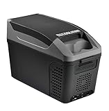 Milenco myCOOLMAN CTP10 Thermoelektrische Kühl-/Wärmebox 9,5 Liter, 12 Volt für Auto/Pkw und LKW, Grau