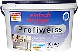 Wilckens Einfach Schöner Profiweiss Wand- und Deckenfarbe, 10 l