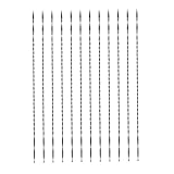 SOLUSTRE 12 Stück U Förmige Sägeblätter aus Stahl Robuste Multifunktions Dekupiersägeblätter für Präzises Schneiden und Basteln