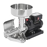 TaNeHaKi Elektrische Tomatensaucenmaschine,450w Tomatenpresse Saftpressen,Saftextraktor Fruchtpresse Saft Beerenpresse