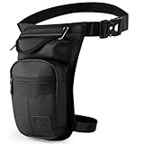 Virklyee Beintasche Motorrad Beinbeutel Drop Leg Bag,mit großer Kapazität für Damen und Herren, für Wandern,Laufen,Reisen,Radfahren,Bergsteigen,Einstellbare Länge, Nylon(#326)