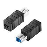 Ungtyb USB-Drucker-Adapter, USB-Drucker-Adapter USB 3.0 B | Hochgeschwindigkeits-Datenübertragungskabel Plug and Play für Computer Laptop Tablet Docking Host