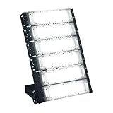 LED Flutlicht 300W Strahler Flutlichtstrahler Außenstrahler IP67 Wasserfest Außen Licht Einstellbarem Winkel für Terrasse Stadion [Energieklasse E]