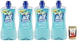 ACE Pavimenti Bodenreiniger Hygiene - Talkum und Weißer Moschus, ohne Bleichmittel - reinigt gründlich und bringt Böden zum Glänzen, 4x 1Lt + Italian Gourmet polpa 400g