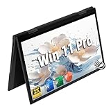 Convertible Notebook 2 in 1 11 Zoll Touchscreen FHD IPS, N95 12. Generation, 16GB RAM LPDDR5, M.2 SSD, Win 11 Pro, Tastatur mit Hintergrundbeleuchtung, Bildschirm 360°, Typ-C, Ultra-Light (16GB DDR5 |
