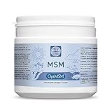 Kala Health OptiMSM MSM Pulver ohne Zusatzstoffe 250g - Methylsulfonylmethan Schwefelpulver Nahrungsergänzungsmittel - Organischer Schwefel für Gelenke, Haut, Haare & Nägel - Laborgeprüft