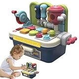 Generisch Kinderwerkzeugset, Schraubenspielzeugset,Simulationsspielzeugwerkzeugset - Lustige vorgetäuschte Spielwerkzeuge Box, Vorschullernaktivitäten für Zuhause