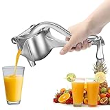 KUIRUNRX® Aluminium Fruchtsaftpresse, Zitruspresse Manuell, Zitruspresse Manuell, für Maximale Saftproduktion und Maximalen Genuss Obstpresse Zitruspresse, For Kitchen, Bar