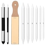 Giantree 9 Stück Papierwischer Set, Papierwischer Zum Zeichnen Blending Stump Radiergummi Skizzen Schwamm Radierstift Malerei Für Abwischen Korrigieren Kunst Zeichnen Künstler
