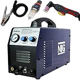 Plasmaschneider | Plasma Cutter | Cut | 50 Ampere Stromstärke mit Pilotlichtbogen | Druckregler und 15 mm Schnittstärke | Starter-Set inkl. Verbrauchsartikel 45 Teile