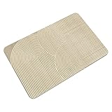 NONGYU Floormat Badematte, hohe Saugfähigkeit, rutschfest, weicher Bodenvorleger, Badvorleger