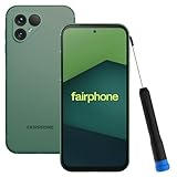 Fairphone 5 5G Nachhaltiges Smartphone (6,46'-Display, 50-MP-Dual-Kamera, 6GB/128GB, 4200 mAh, Android 14) inkl. iFixit Schraubenzieher, Moos Grün