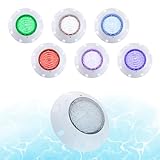 Underwater RGB LED Submersible Light for Pool with Remote Control 120° Beam Angle IP68 Waterproof