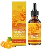 Süße Orange Ätherisches Öl 60 ML, Orangenöl, Süßorangenöl zur Anwendung in Aromatherapie-Diffusoren, Ätherisches Öl, Duftöl Orange Oil, Luftbefeuchtern und zur Kerzenherstellung, Für Sauna (1pc)